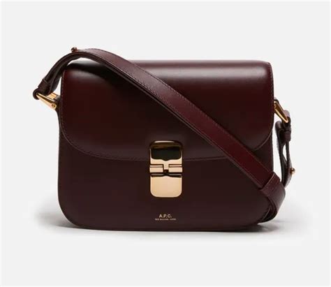 apc grace vs celine box|I got this APC Grace Small (color Vino = wine) as a substitute.